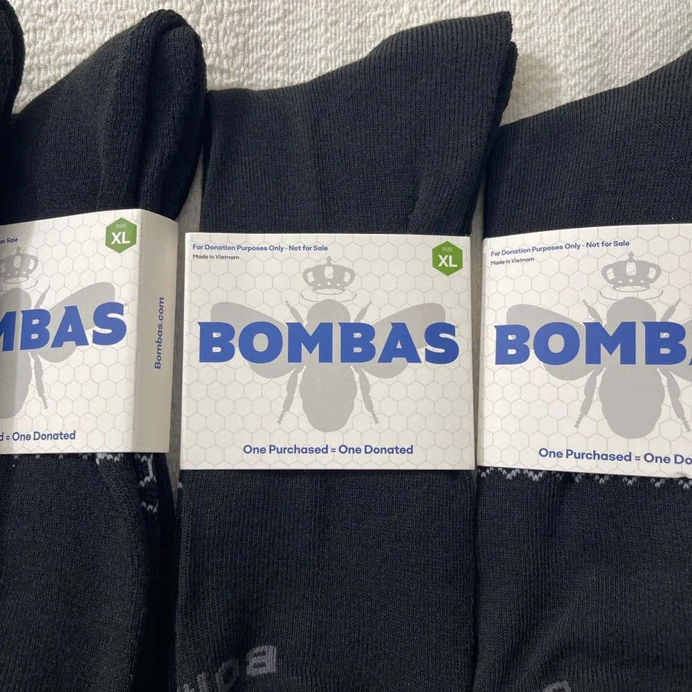 NWT Bombas 5 Pairs Bundle Pack Men’s Size XL Socks